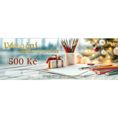 Vánoční dárkový poukaz 500