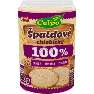 Celpo Celozrnné chlebíčky špaldové 80 g