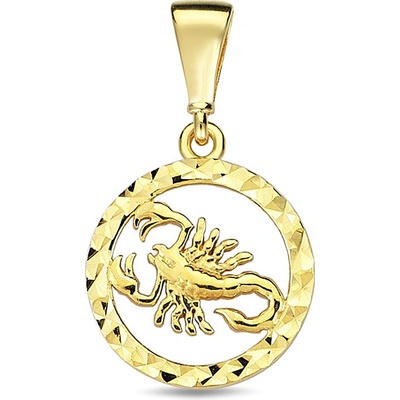 Lillian Vassago Zlatý přívěsek znamení Štír LLV98 GP046