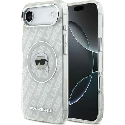 KARL LAGERFELD IML Karl Head Logo MagSafe Air Case за iPhone - сив (3666339499860)