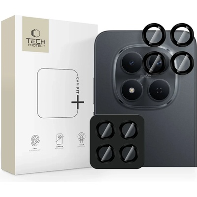 Tech-Protect CamRing FIT+ протектор за камера за Xiaomi Poco M8 Pro / Redmi Note 15 Pro 5G / 15 Pro+ Plus 5G черен (5906302352845)