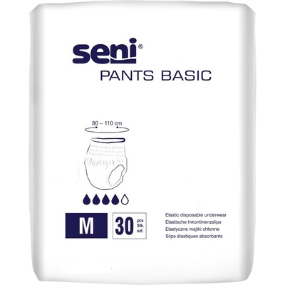 Seni Pants Basic pre inkontinenciu M 30 ks