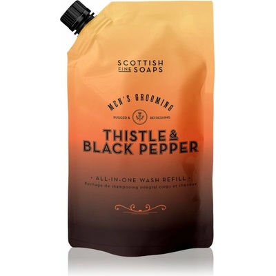 Scottish Fine Soaps tekuté mýdlo Thistle & Black Pepper náhradní náplň 1200 ml