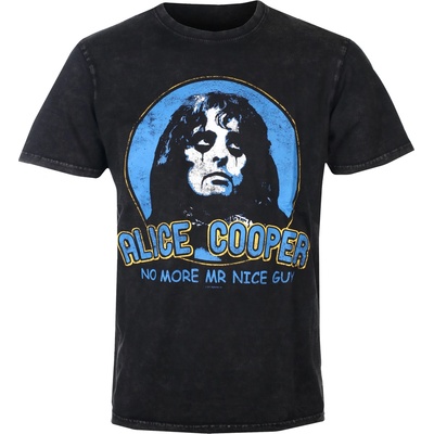 ROCK OFF мъжка тениска Alice Cooper - No More Mr Nice Guy Stone Wash -i BL - ROCK OFF - ACSTNW31MB