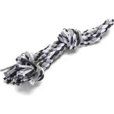 Nobleza bavlněné lano s hrubým uzlem 32 cm šedá