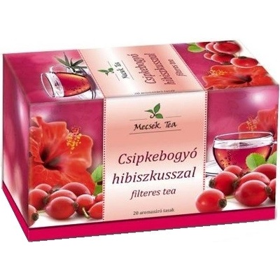 Mecsek Šípkový čaj s ibištekom 20 ks
