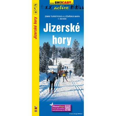 Jizerské hory-zimní mapa x