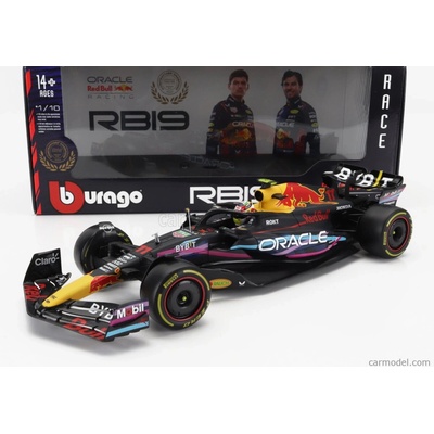 Bburago Red bull F1 Rb19 Team Oracle Red Bull Racing N 11 Miami Gp 2023 Sergio Perez Matt modrá 1:18