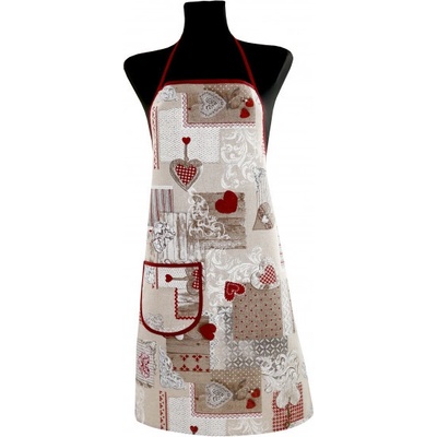 Made in Italy zástera 914 červený patchwork