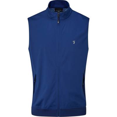 Farah Елек Farah Men's Hebron Weather-Resistant Tailored Fit Performance Gilet - Regatta Blue