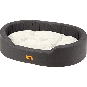 Ferplast Dandy F - Памучно овално легло за кучета и котки с възглавница, 45 х 35 х 13 см