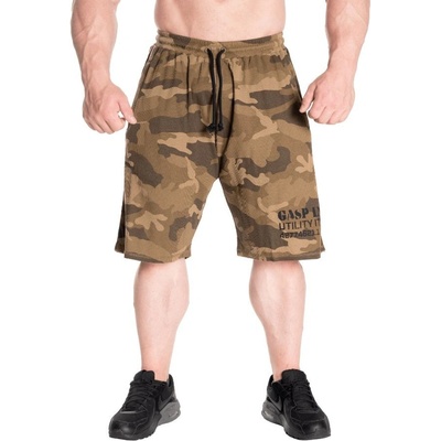 Gasp THERMAL SHORTS GREEN CAMOPRINT šortky maskáčové zelené