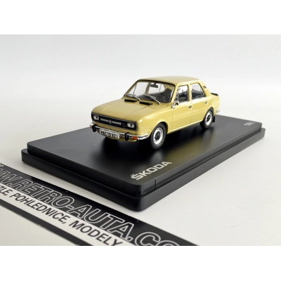 Abrex škoda Garde 1982 Bronzová Metalíza Stavebnice 1:43