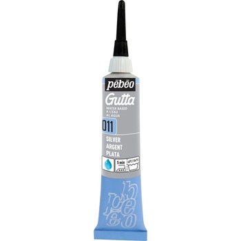 Pébéo Gutta Копринена боя Silver 20 ml 1 бр (69.4211)