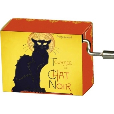 Fridolin Hrací strojek Chat Noir Francouzský kankán