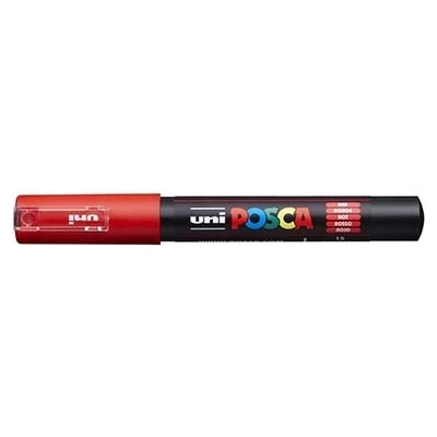uni Декоративен маркер, 0, 7-1, 0 мм, UNI "Posca PC-1M", червен 285072000 (285072000)