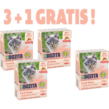 Bozita cat chunks in sauce with salmon 370 g