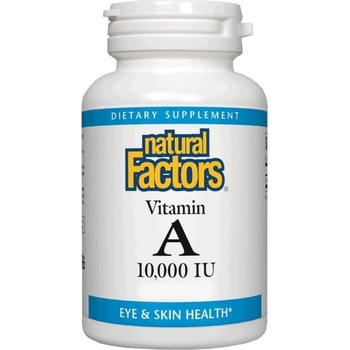 Image 1 of Natural Factors Vitamin A 10 000 IU [90 Гел капсули]
