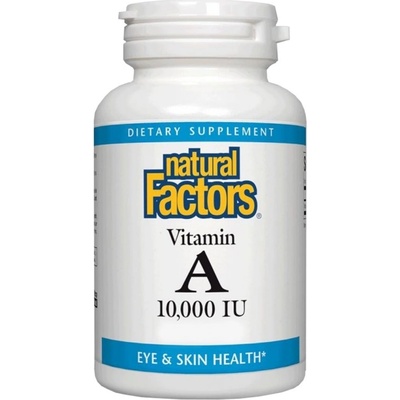 Natural Factors Vitamin A 10 000 IU [90 Гел капсули]