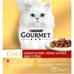 Gourmet Gold Multipack beef/turkey/salmon/chicken 8x85 g