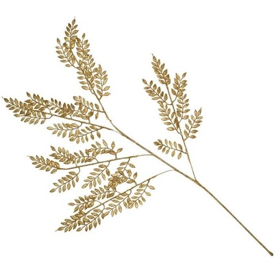 DECOLED Vianočná dekorácia zlatá vetvička, 99 × 36 cm, PVC