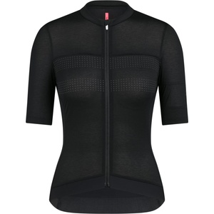 Rapha Дамска фланелка с дълъг ръкав за колоездене Rapha Women's Brevet Lightweight Jersey III Cycling jersey - Black / Black (156-3127-0113)