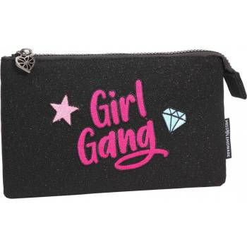 Miss Lemonade Несесер, Miss Lemonade, Girl Gang, 12 x 22 x 1 cm, Черен (DKT64637)
