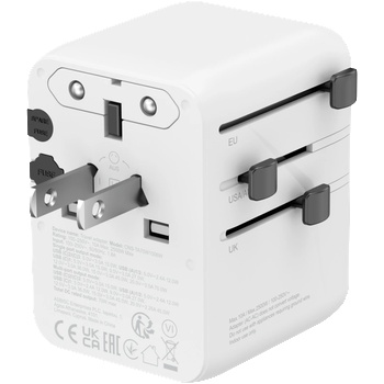 CANYON Travel Adapter OnTour 70 EU/UK/US/AUS 70W White (CNS-TA70W1006W)
