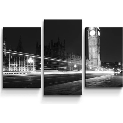 Sablio Obraz - 3-dílný Westminsterský palác - 75x50 cm
