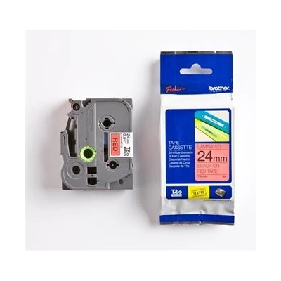 páska BROTHER TZ451 čierne písmo, červená páska Tape (24mm) (TZE451)