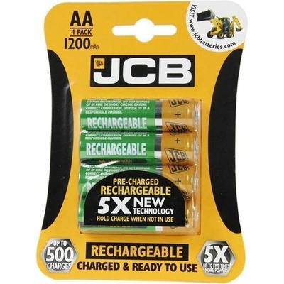 JCB AA 2400mAh 4ks JCB-HR62600RC-4B