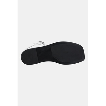Calvin Klein Кожени сандали Calvin Klein FLAT SANDAL SQUARED BUCKLE LTH (HW0HW02556)