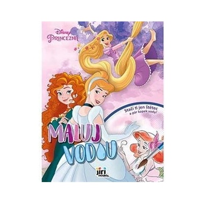 Maluj vodou A4 Disney Princezny