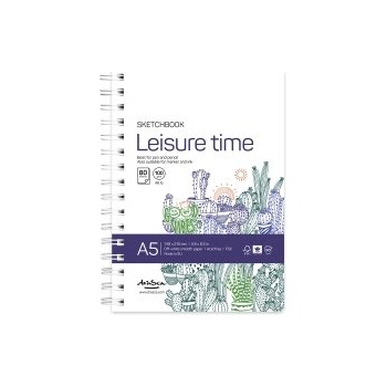 Image 1 of Drasca Скицник със спирала Leasure А5 100г 80 листа