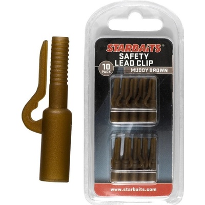 Starbaits Závesky Safety Lead Clip Zelená 10ks
