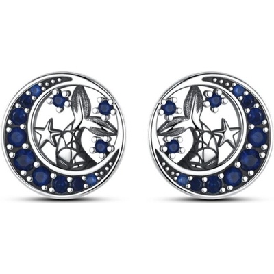 Grace Silver Jewellery stříbrné náušnice Velrybí ploutev E-PAE068/230 stříbrná