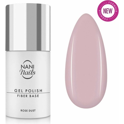 NANI gél lak Fiber Base Rose Dust 5 ml