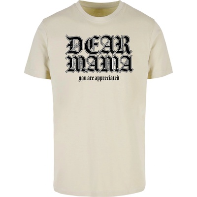 Mister Tee Мъжка тениска в цвят мокър пясък Mister Tee Dear MamaUB-MT3882-03872 - Пясък, размер XS