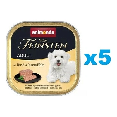Animonda Vom Feinsten Adult Menue hovädzie so zemiakmi 5 x 150 g