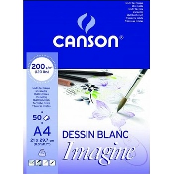 Canson Imagine skicák lepený 50 listů 200g A4