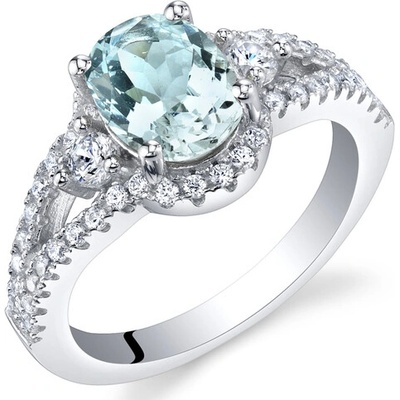 Eppi Stříbrný prsten s akvamarínem Huim R35755
