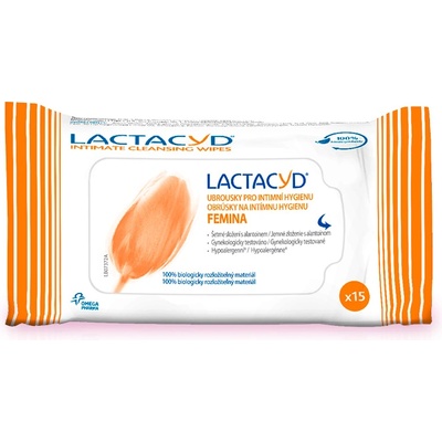 Lactacyd Intimate Cleansing Wipes Femina 15pcs