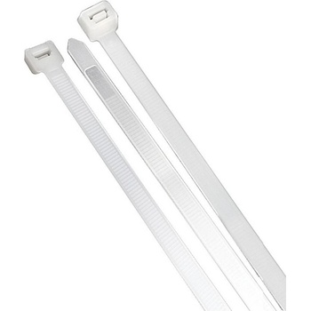 Sas Найлонови бели кабелни връзки SAS AK-KO-004 - 160 x 2.5 mm, 100 броя (AK-KO-004)