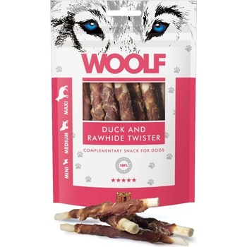 Woolf Duck & Rawhide twister 100 g