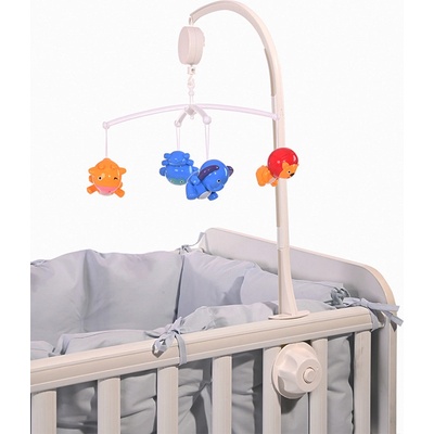 Lorelli Музикална въртележка lorelli wild animals, Бял - Код l11561 (l11561-10310250000-3800151969303)