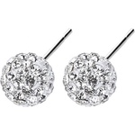 Silenti Jewelry Сребърни обеци "Стандарт" - Малки - 0.6см