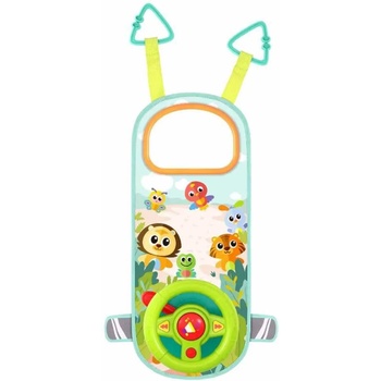 HOLA Бебешка музикална играчка за кола Hola Toys - Воланче (H993)