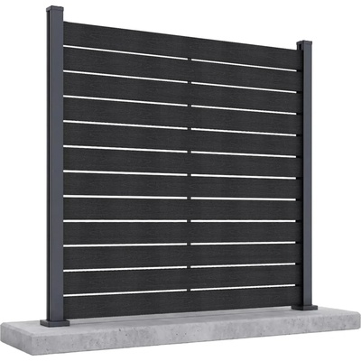 Gutroof plotový panel na tvrdý podklad NEO 185 x 180 cm antracitová 009659