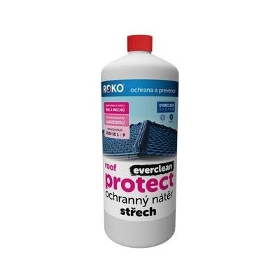 Ochranný transparentní nátěr na střechy ROKO EVERCLEAN ROOF PROTECT 1 l