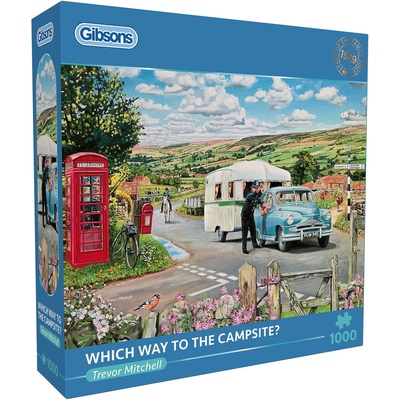 Gibsons Пъзел Gibsons от 1000 части - Как да стигнем до къмпинга? (G6441)